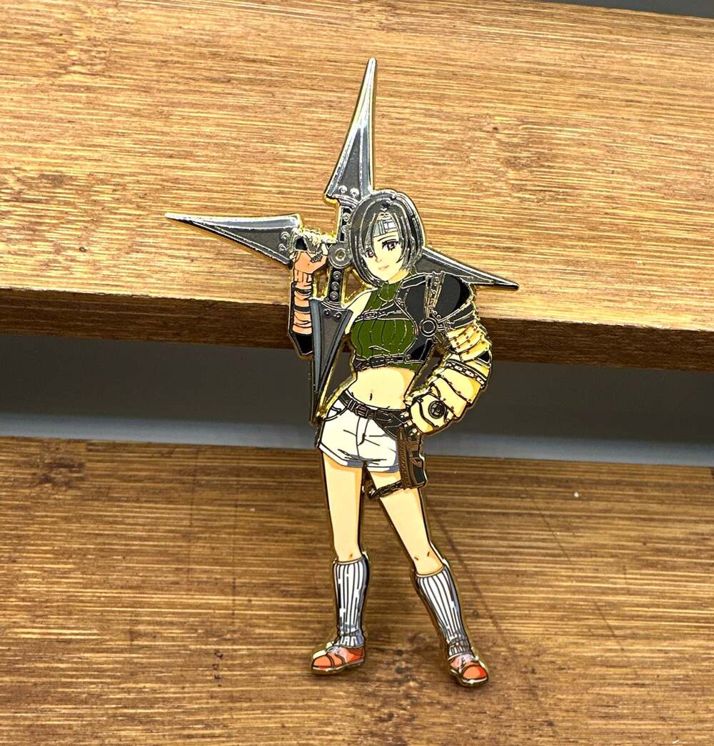 milogunacollection FFVII Yuffie Kisaragi Enamel Pin 1 of 30 Limited Edition Rare